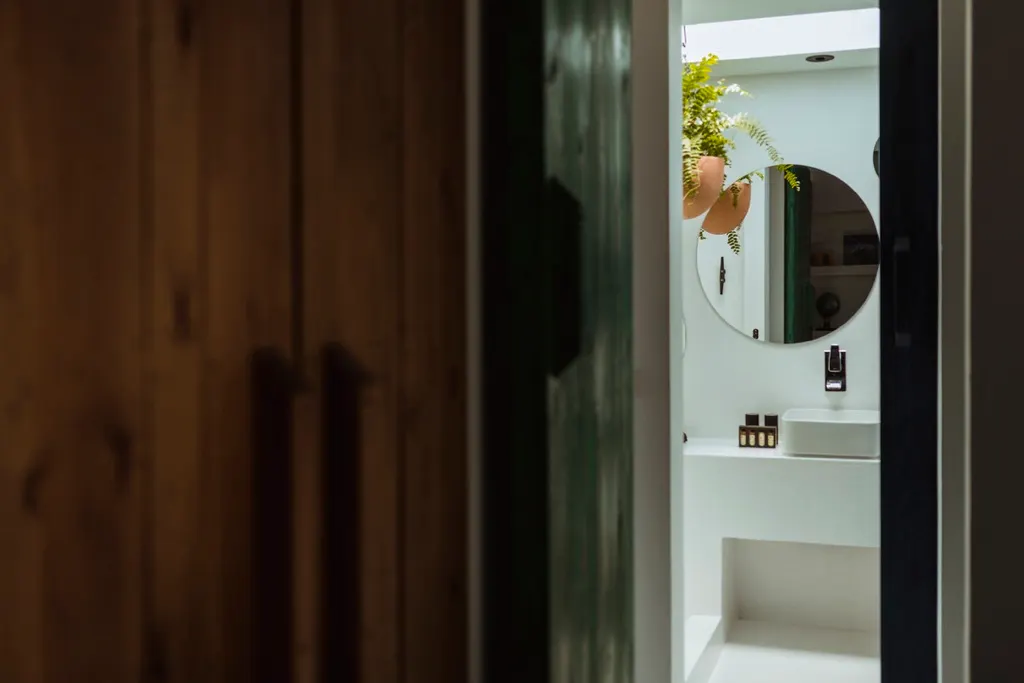 Bathroom with the bathtub